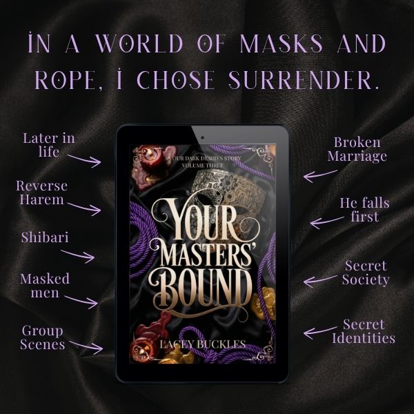 Your Masters' Bound - Lacey Buckles - A Why-Choose, Masked Men, Dark Romance Novel