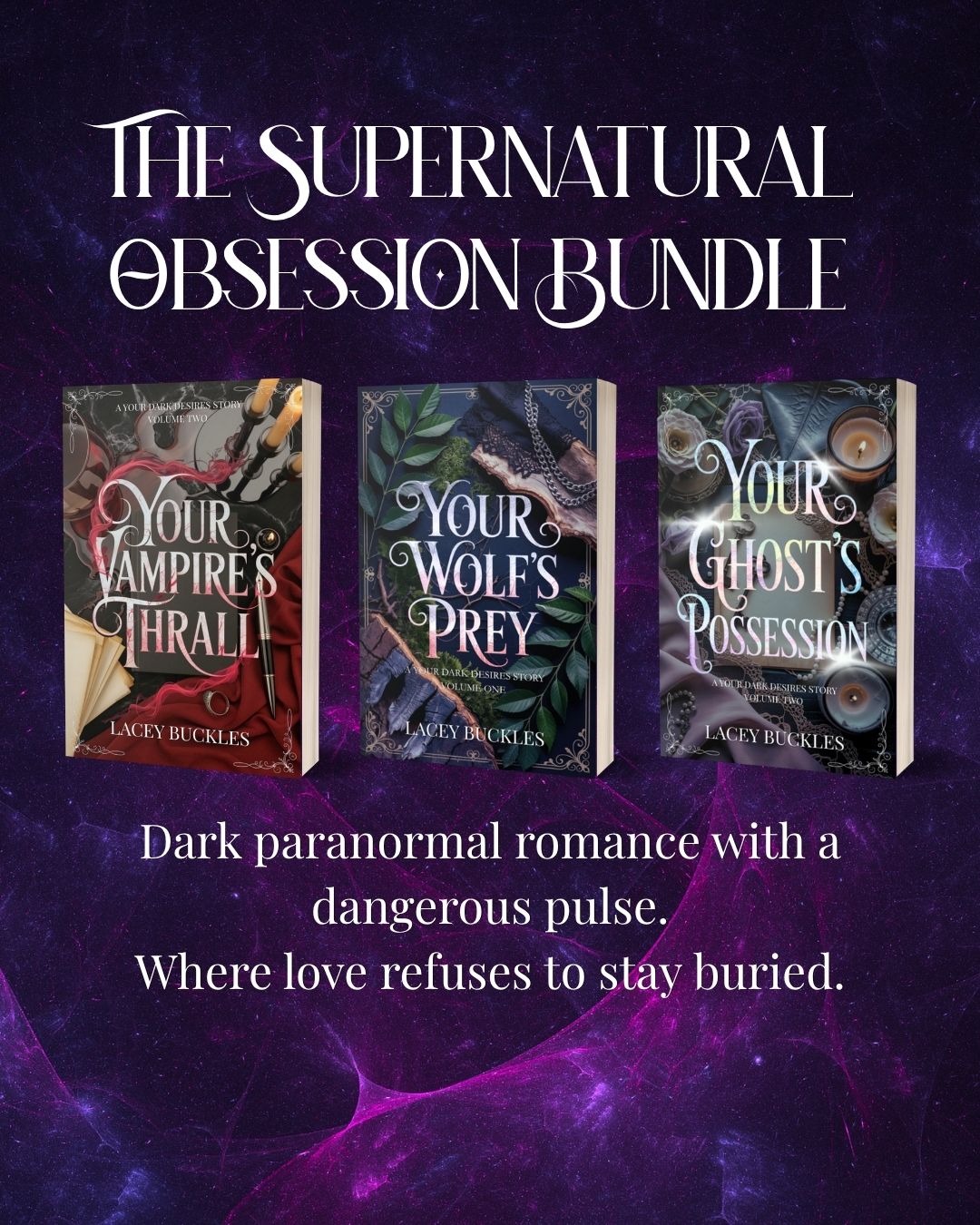 Supernatural Obsession Signed Paperback Bundle