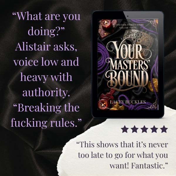 Your Masters' Bound - Lacey Buckles - A Why-Choose, Masked Men, Dark Romance Novel