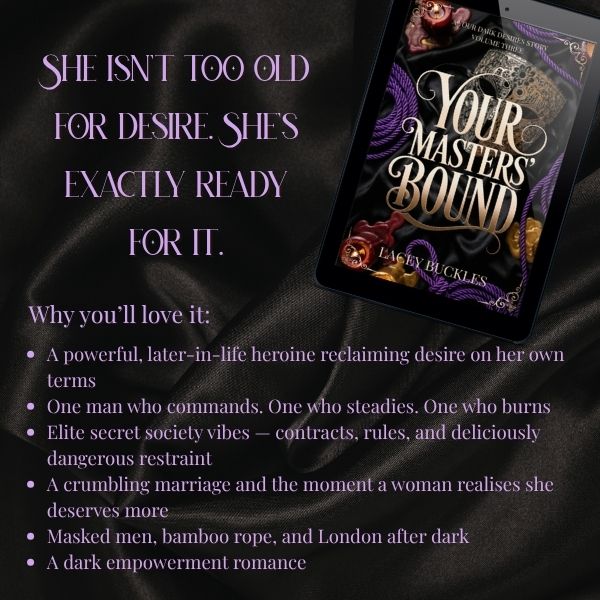 Your Masters' Bound - Lacey Buckles - A Why-Choose, Masked Men, Dark Romance Novel