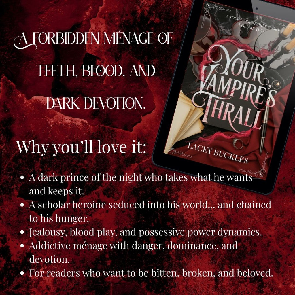 Your Vampire's Thrall - Lacey Buckles - A Dark Paranormal Romance Novella